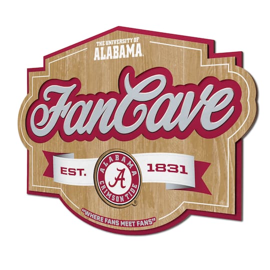 NCAA Fan Cave Sign